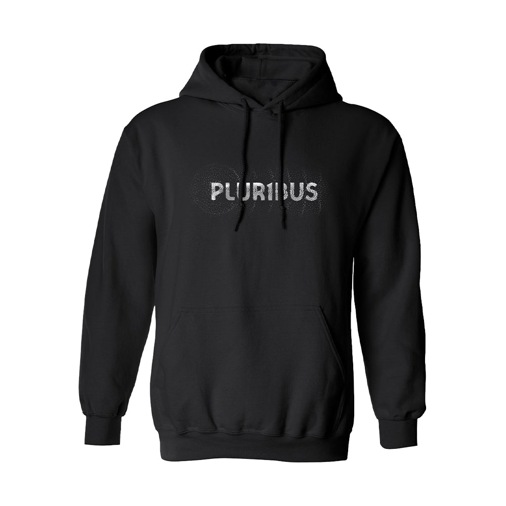 Premium heavyweight black hoodie with minimal embroidered logo
